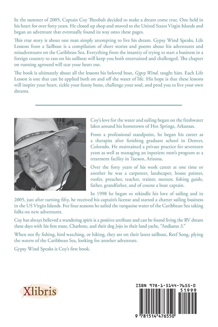 Rückseite: 9781514476550 | Gypsy Wind Speaks | Life Lessons from a Sailboat | Coy Theobalt | Buch