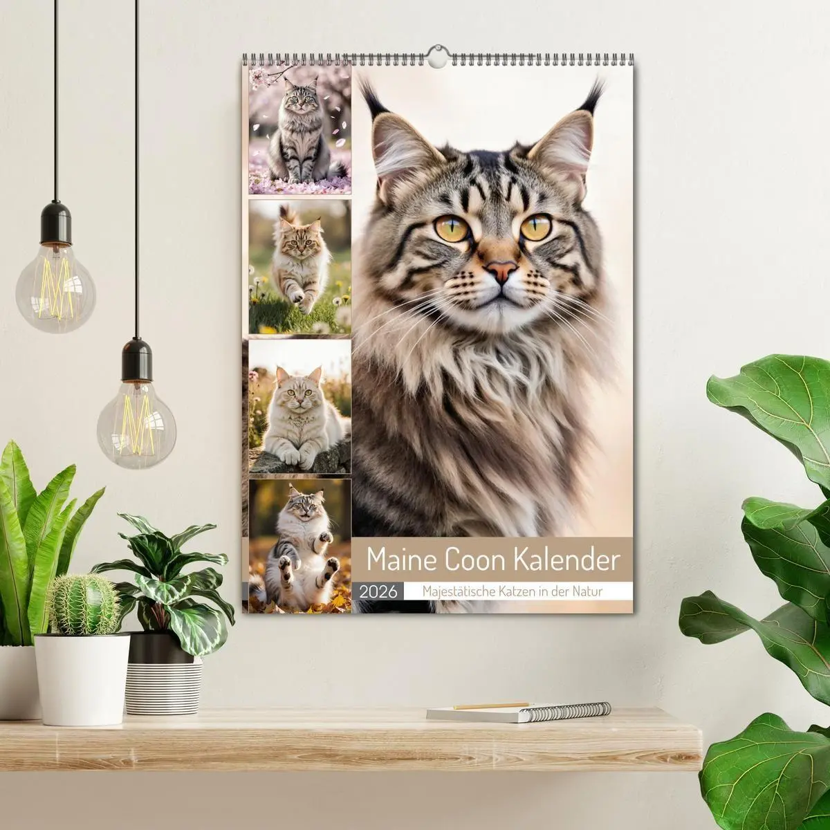 Bild: 9783516706550 | Maine Coon Kalender - Majestätische Katzen in der Natur...