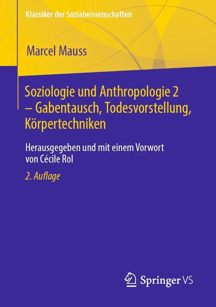 Cover: 9783658376550 | Soziologie und Anthropologie 2 - Gabentausch, Todesvorstellung,...