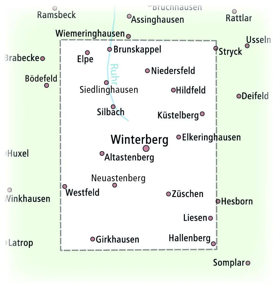 Bild: 9783747306550 | Winterberg 1:25 000 | (Land-)Karte | Wanderkarte/WK | Deutsch | 2018