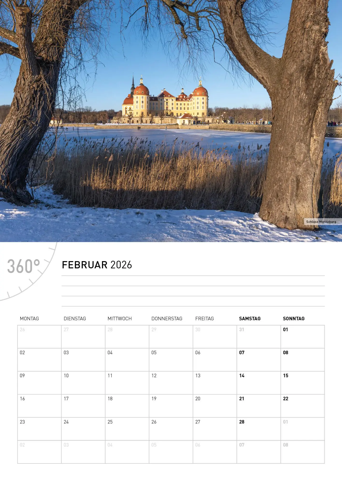 Bild: 9783968556550 | Dresden und Sächsische Schweiz Broschürenkalender 2026 | Jan Becke