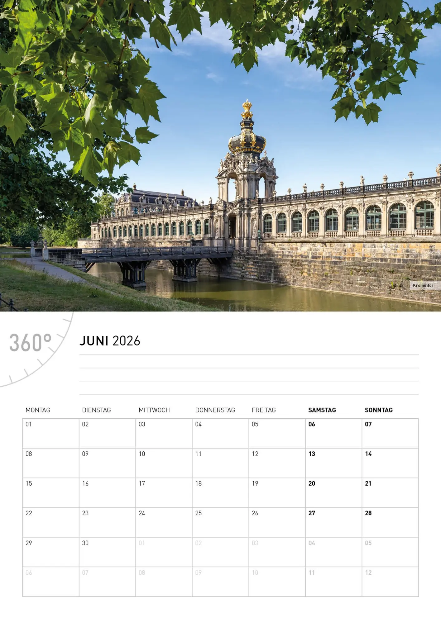 Bild: 9783968556550 | Dresden und Sächsische Schweiz Broschürenkalender 2026 | Jan Becke