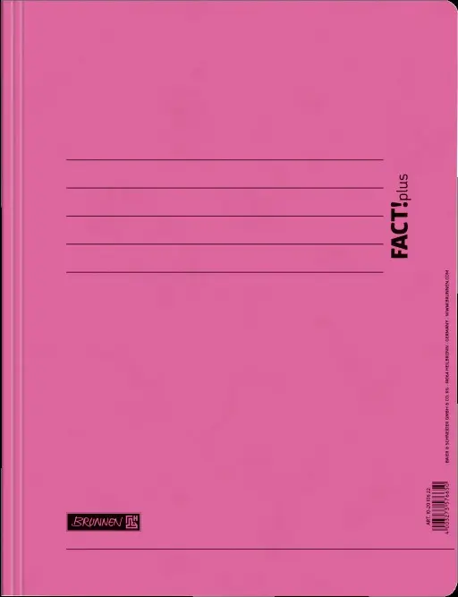 Cover: 4003273576650 | Brunnen Schnellhefter FACT!plus rosa | Brunnen FACT!plus | 102010622