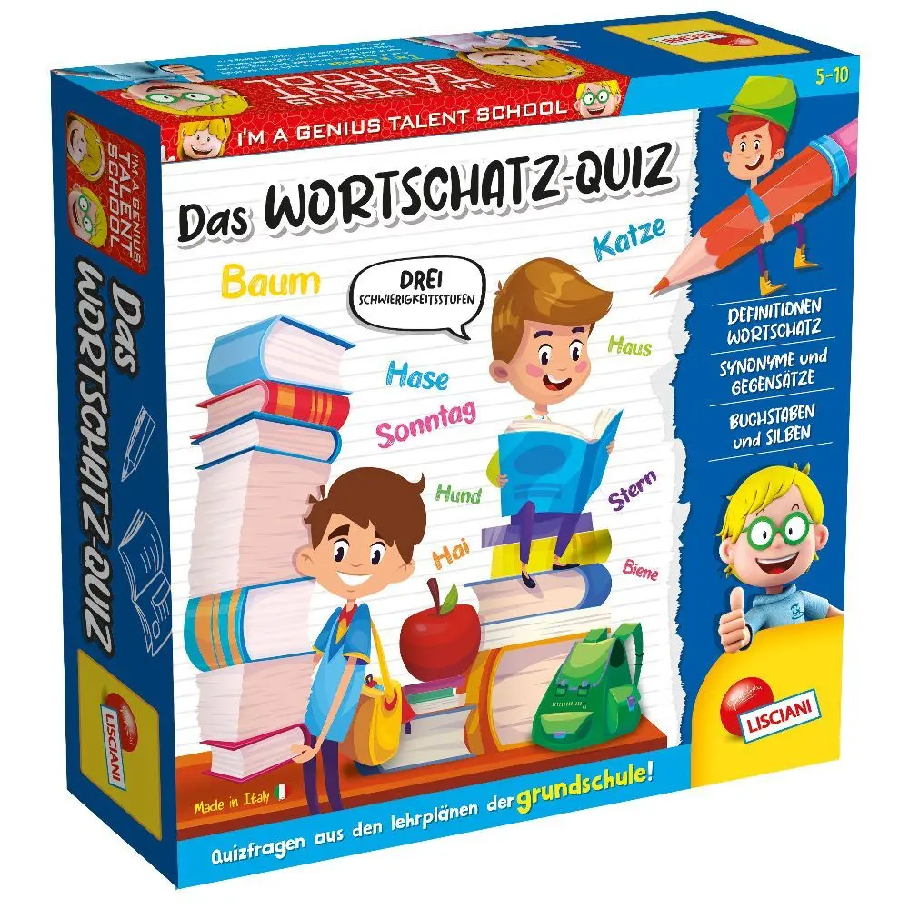 Cover: 8008324066650 | Kleines Genie Talent School - Das Wortschatz-Quiz | Spiel | DE66650