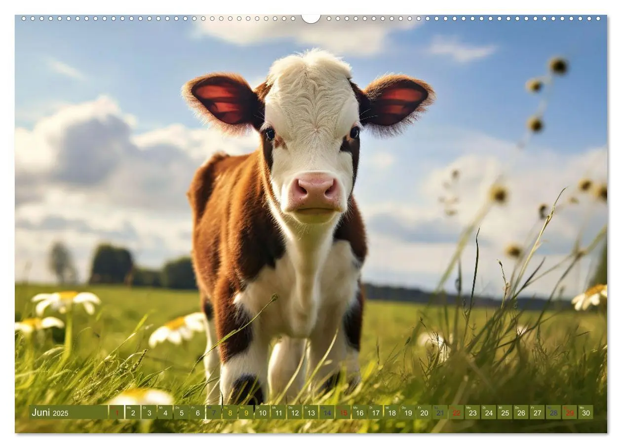 Bild: 9783435516650 | Tierkinder auf dem Land (Wandkalender 2025 DIN A2 quer), CALVENDO...