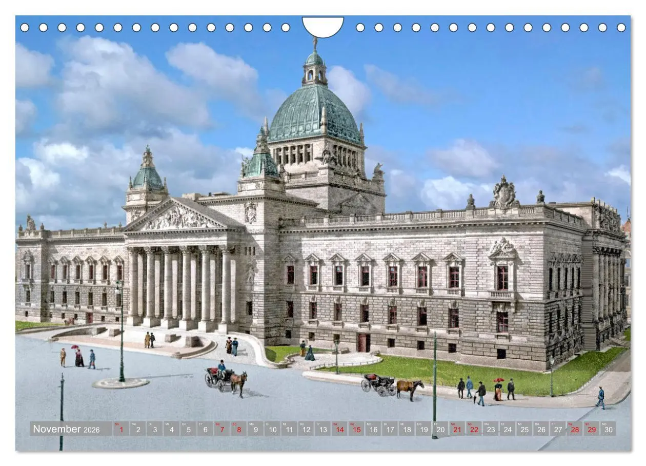 Bild: 9783457776650 | Leipzig zur Kaiserzeit in Farbe (Wandkalender 2026 DIN A4 quer),...