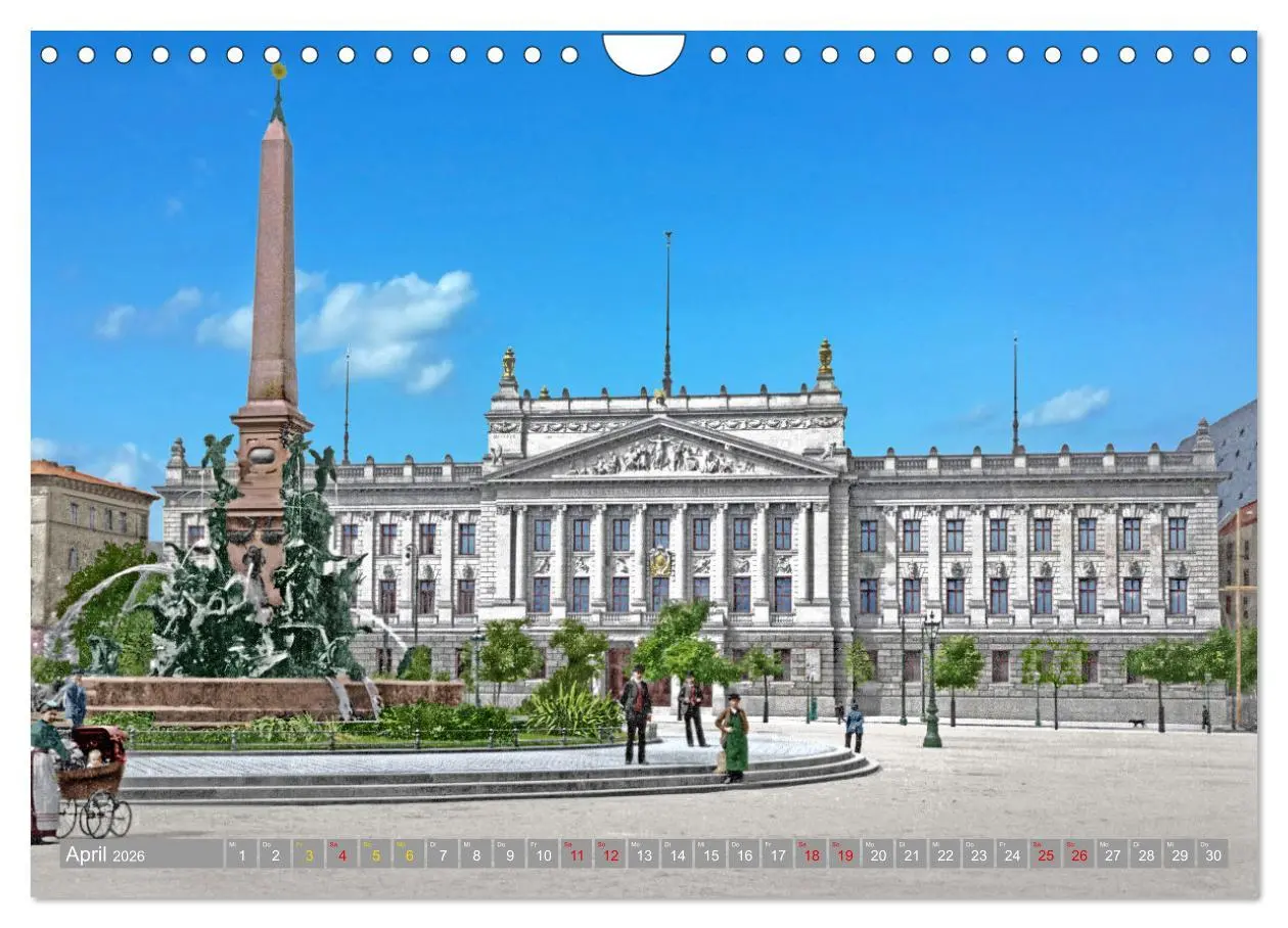 Bild: 9783457776650 | Leipzig zur Kaiserzeit in Farbe (Wandkalender 2026 DIN A4 quer),...
