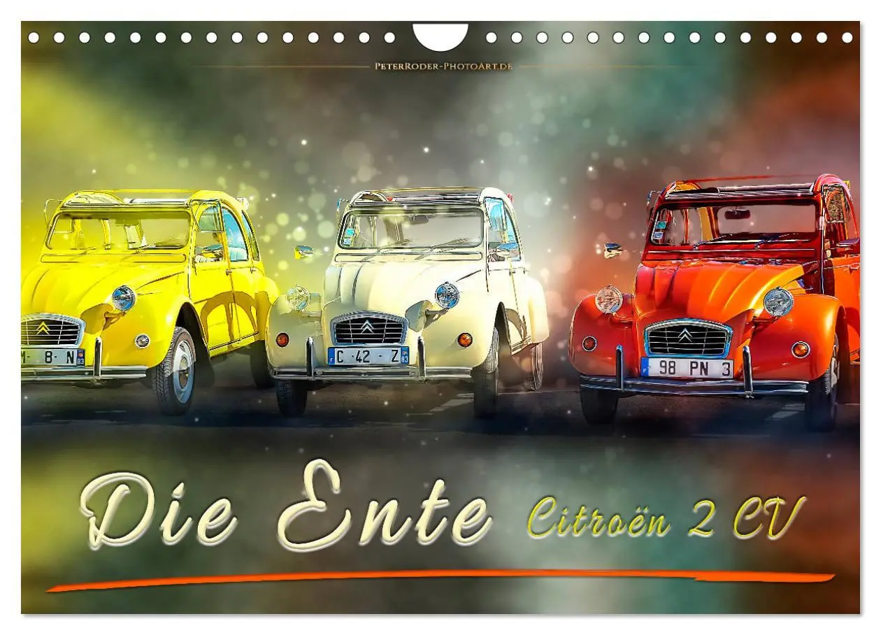 Cover: 9783457846650 | Die Ente - Citroën 2CV (Wandkalender 2026 DIN A4 quer), CALVENDO...