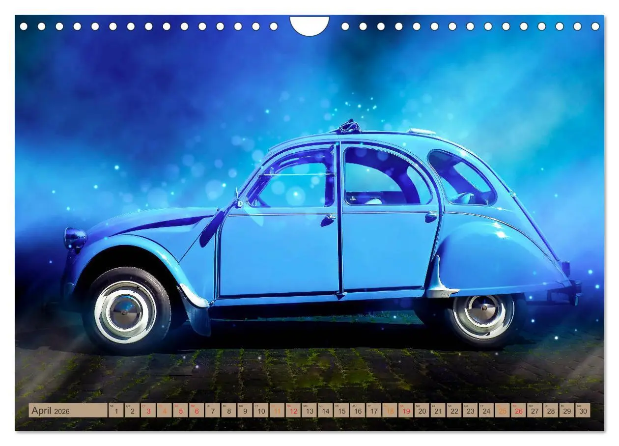 Bild: 9783457846650 | Die Ente - Citroën 2CV (Wandkalender 2026 DIN A4 quer), CALVENDO...