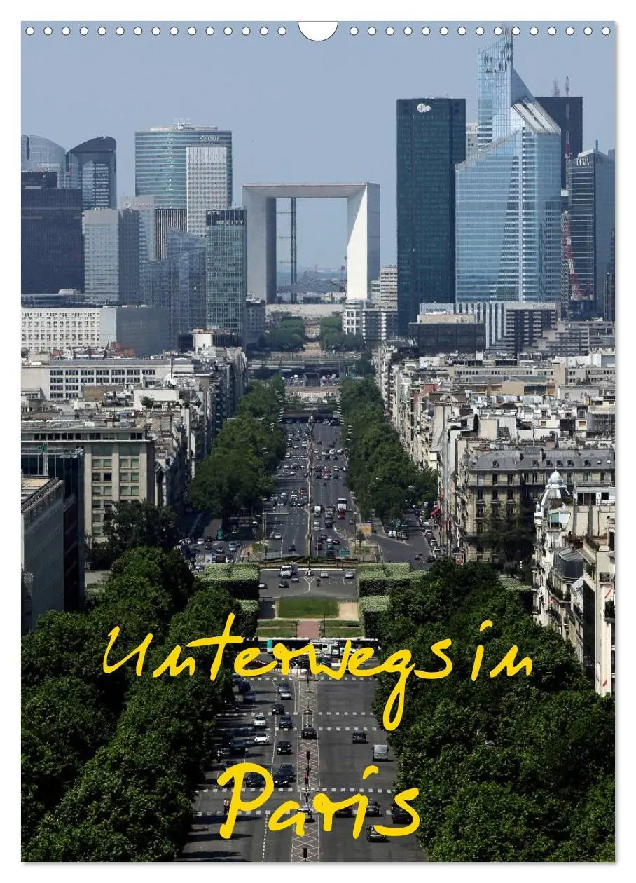 Cover: 9783516486650 | Unterwegs in Paris (Wandkalender 2026 DIN A3 hoch), CALVENDO...