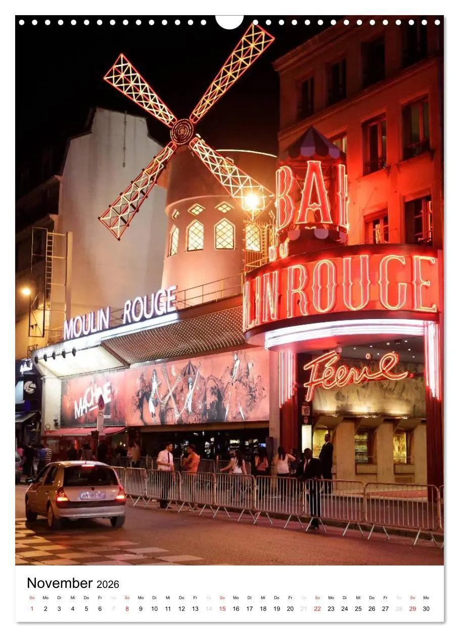 Bild: 9783516486650 | Unterwegs in Paris (Wandkalender 2026 DIN A3 hoch), CALVENDO...