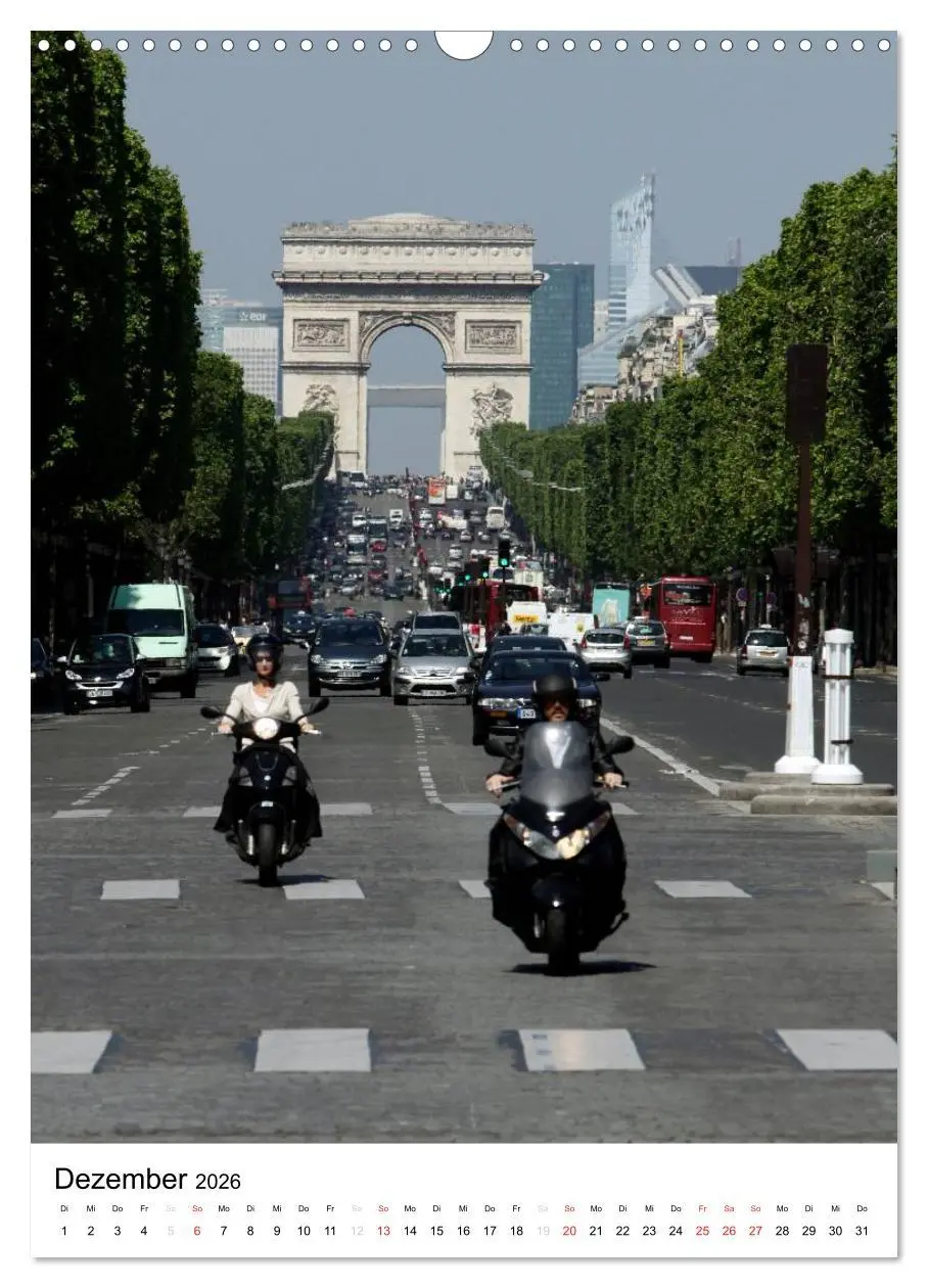 Bild: 9783516486650 | Unterwegs in Paris (Wandkalender 2026 DIN A3 hoch), CALVENDO...