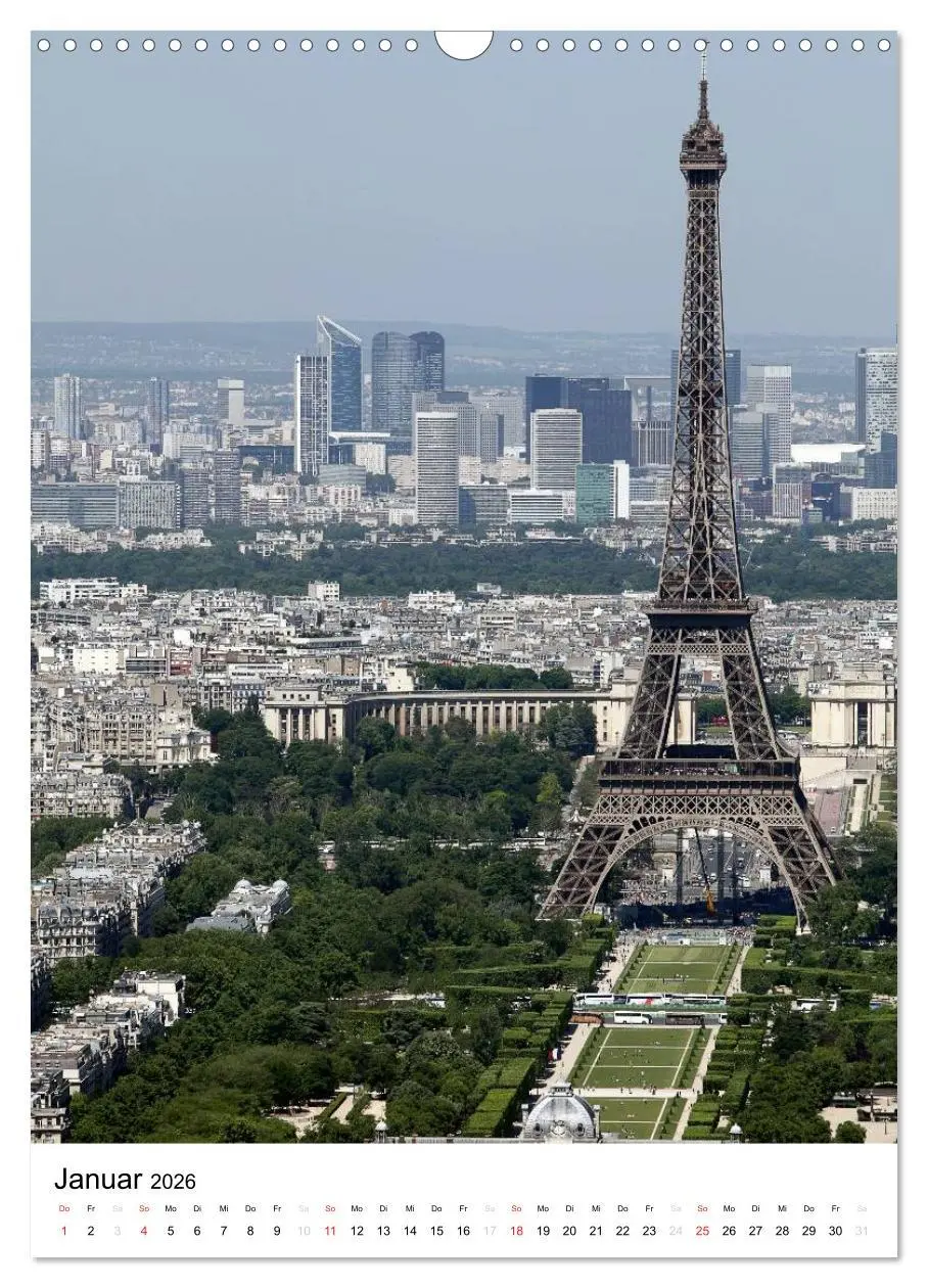 Bild: 9783516486650 | Unterwegs in Paris (Wandkalender 2026 DIN A3 hoch), CALVENDO...