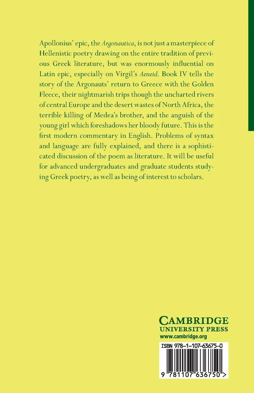 Rückseite: 9781107636750 | Apollonius of Rhodes | Argonautica Book IV | Apollonius Of Rhodes