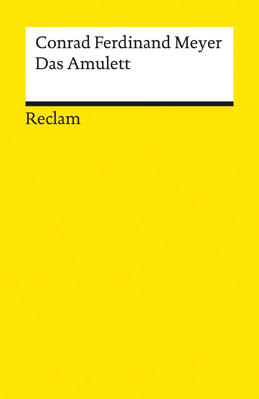Cover: 9783150146750 | Das Amulett | Eine meisterhafte historische Novelle des Realismus