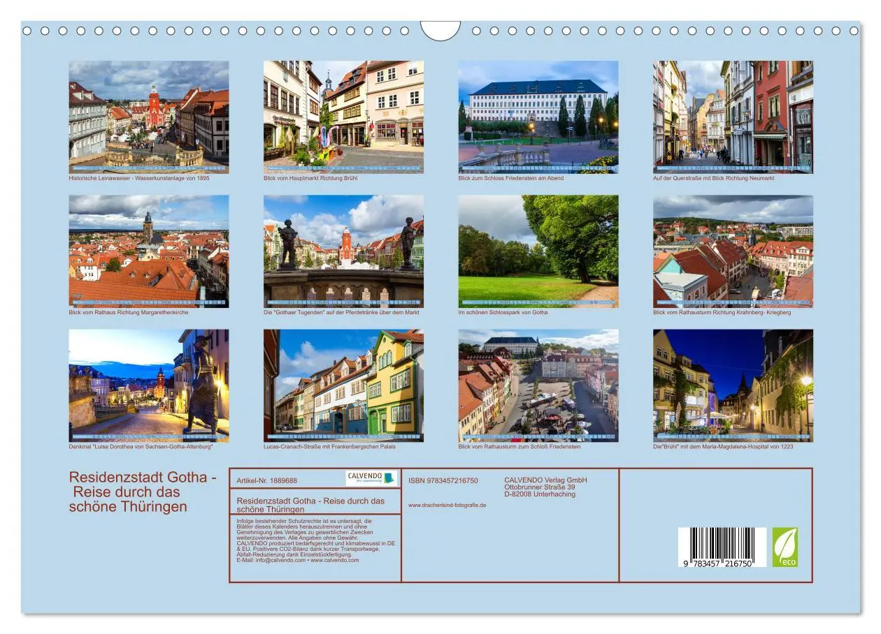 Bild: 9783457216750 | Residenzstadt Gotha - Reise durch das schöne Thüringen...