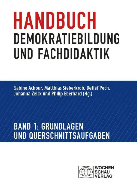 Cover: 9783734416750 | Handbuch Demokratiebildung und Fachdidaktik | Sabine Achour (u. a.)