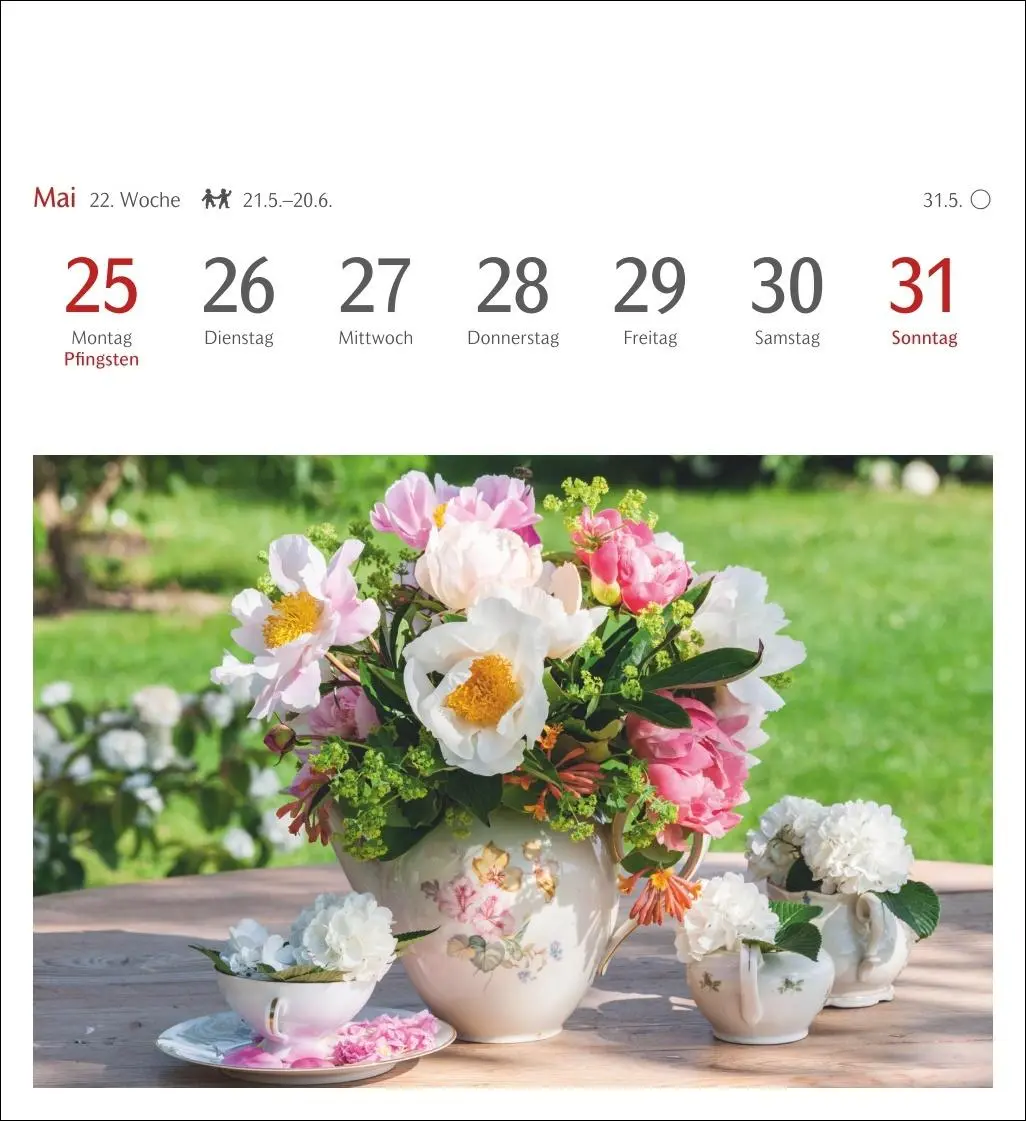 Bild: 9783840036750 | Blumenpracht Postkartenkalender 2026 - Wochenkalender mit 53...