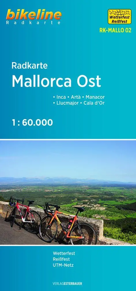 Cover: 9783850006750 | Bikeline Radkarte Mallorca Ost | Esterbauer Verlag | (Land-)Karte