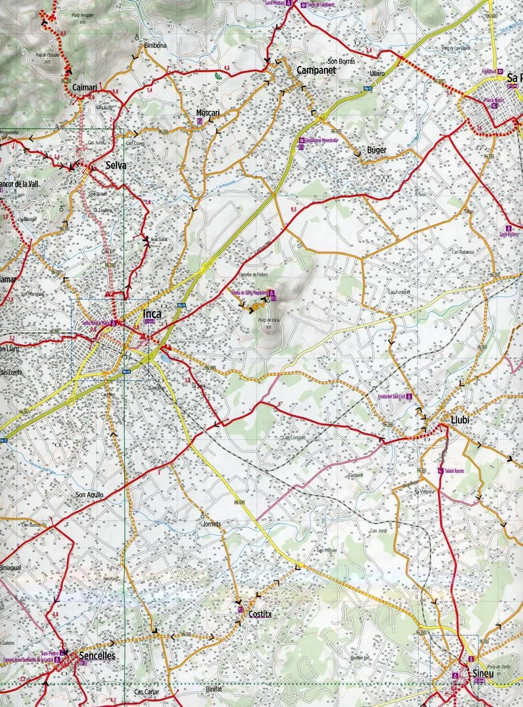 Bild: 9783850006750 | Bikeline Radkarte Mallorca Ost | Esterbauer Verlag | (Land-)Karte