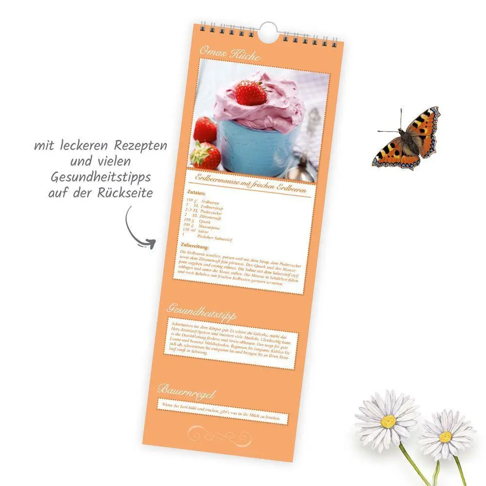 Bild: 9783988026750 | TRÖTSCH - Maxi-Streifenkalender Omas Kalender 2027 | Wandkalender | KG