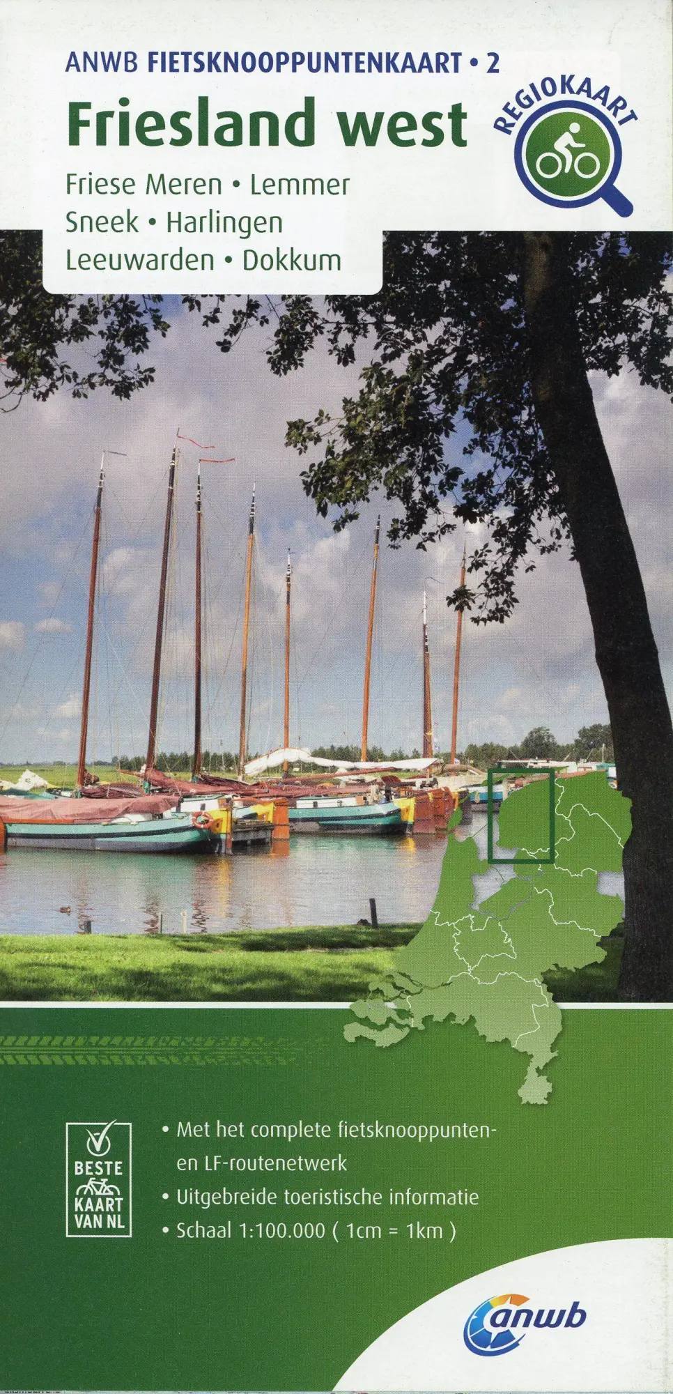 Cover: 9789018046750 | Friesland west (Friese Meren / Lemmer / Sneek / Harlingen /...