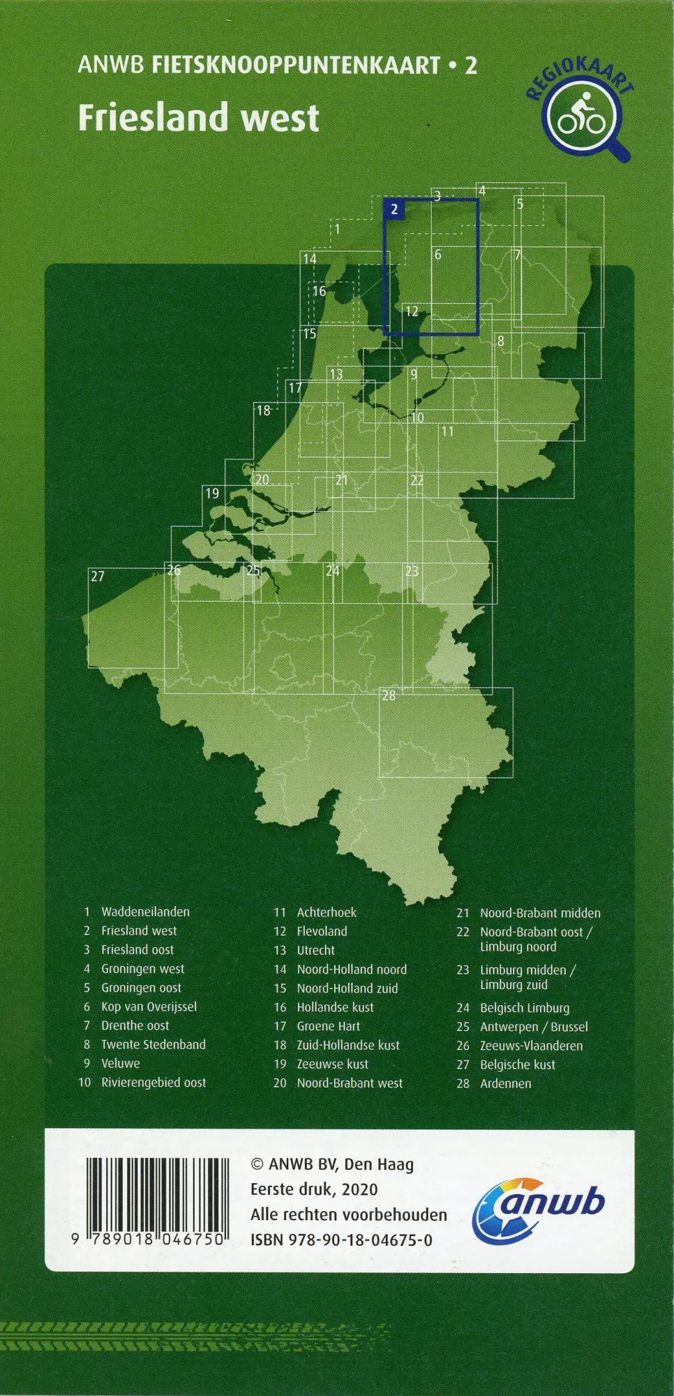 Bild: 9789018046750 | Friesland west (Friese Meren / Lemmer / Sneek / Harlingen /...