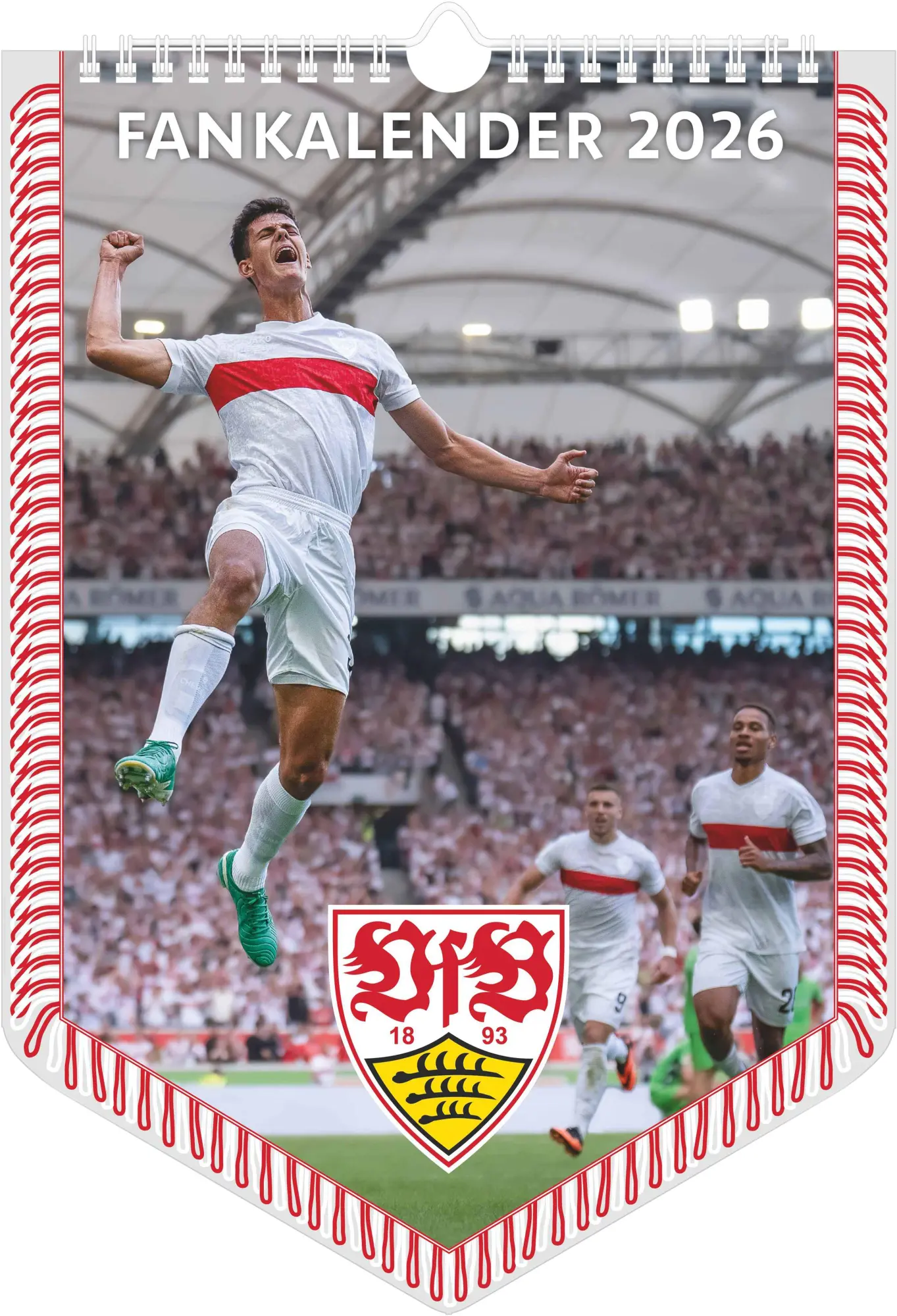 Cover: 4069095006850 | VfB Stuttgart 2026 - Bannerkalender - Fan-Kalender -...