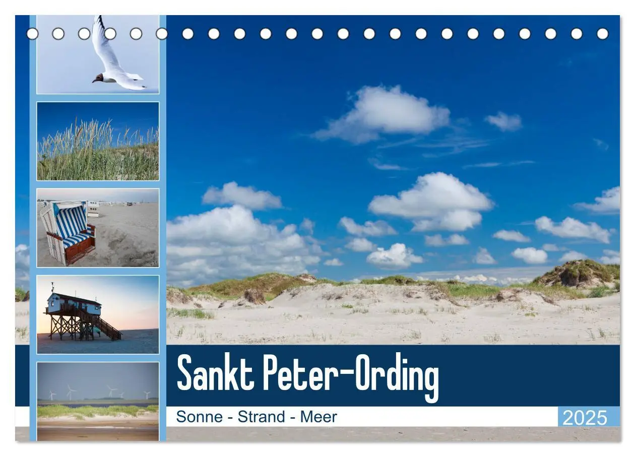 Cover: 9783435426850 | Sankt Peter-Ording. Sonne - Strand - Meer (Tischkalender 2025 DIN...