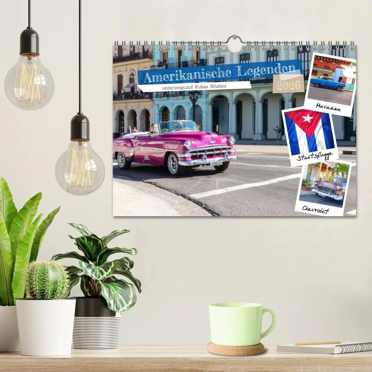 Bild: 9783457376850 | Amerikanische Legenden, unterwegs auf Kubas Straßen (Wandkalender...