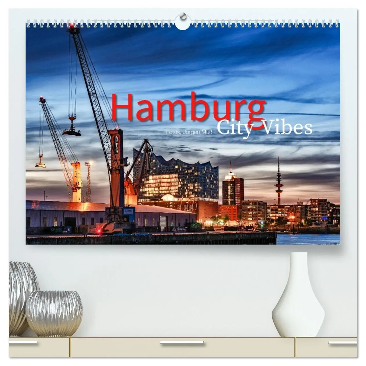 Cover: 9783457756850 | Hamburg City Vibes (hochwertiger Premium Wandkalender 2026 DIN A2...