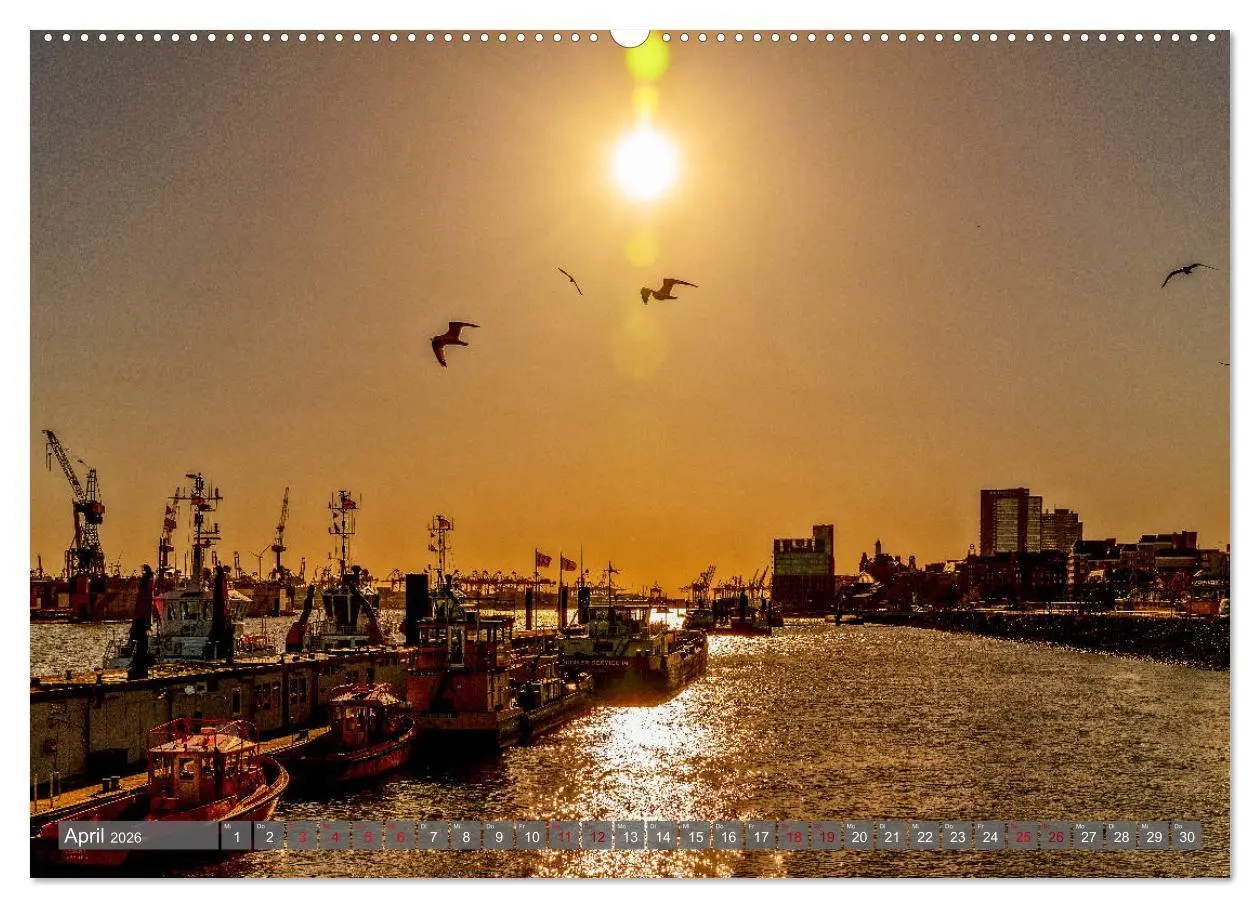 Bild: 9783457756850 | Hamburg City Vibes (hochwertiger Premium Wandkalender 2026 DIN A2...