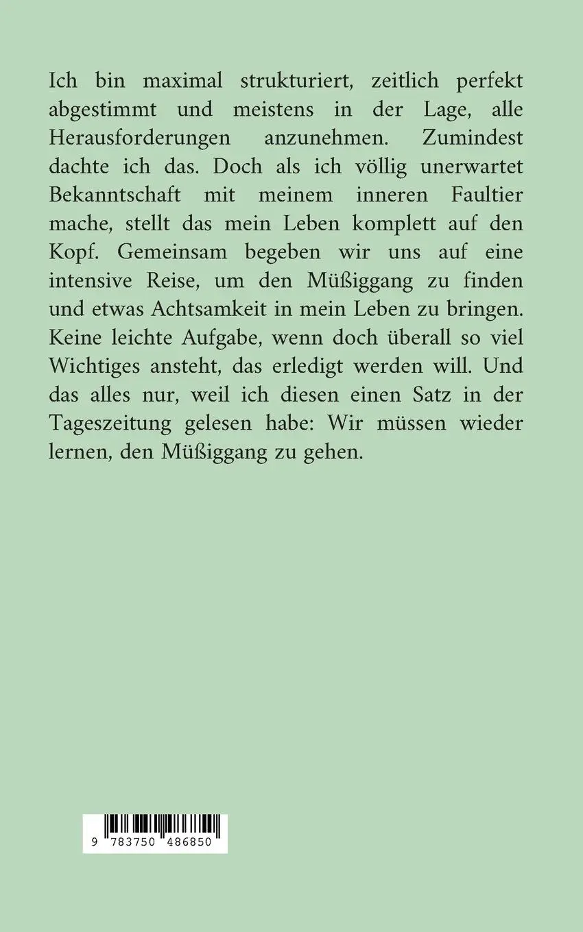 Rückseite: 9783750486850 | Das Faultier in mir muss Heimat finden | Thorsten Peter | Taschenbuch