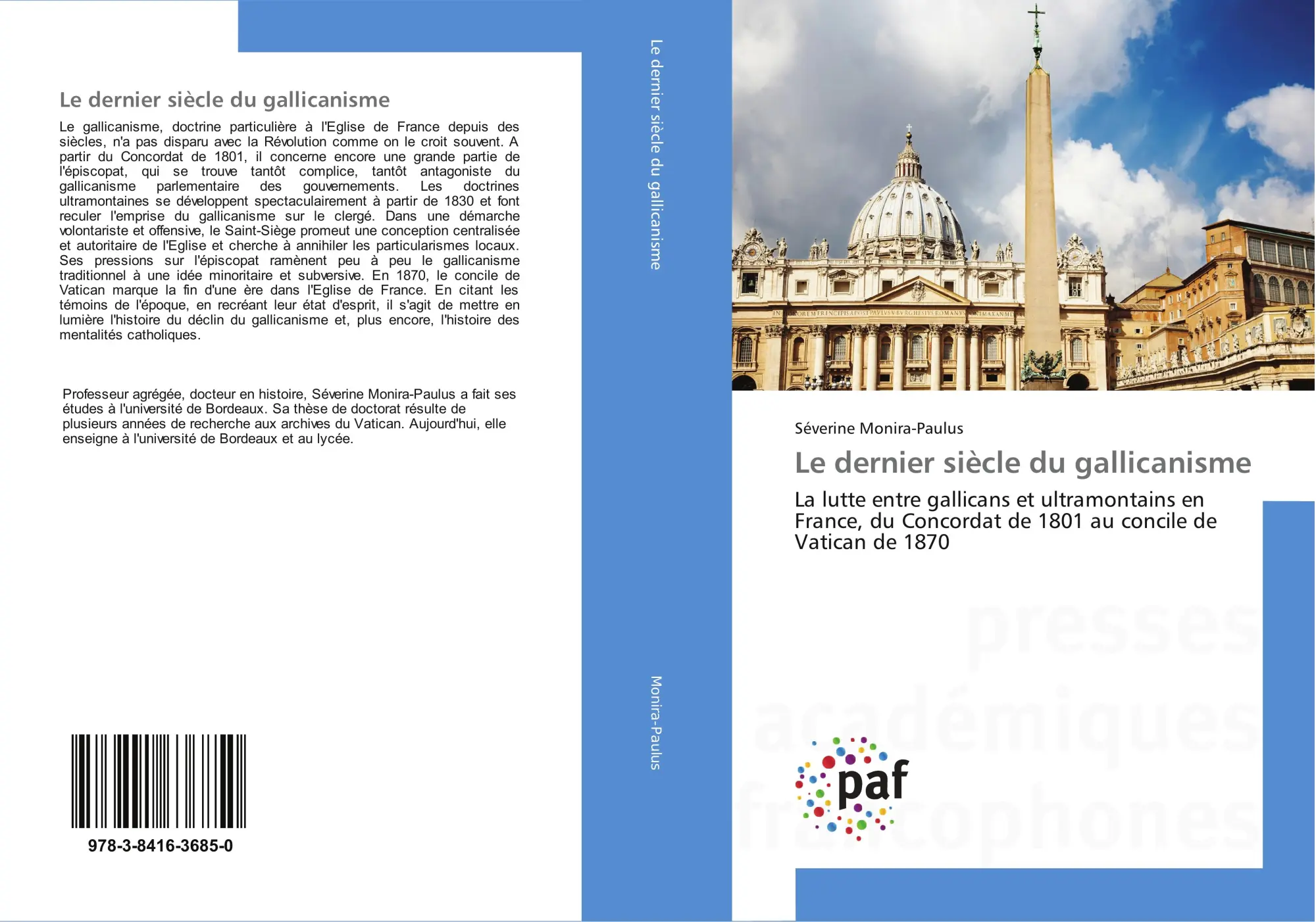 Cover: 9783841636850 | Le dernier siècle du gallicanisme | Séverine Monira-Paulus | Buch
