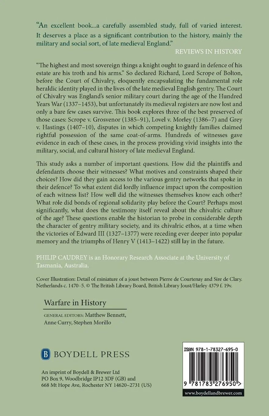 Rückseite: 9781783276950 | Military Society and the Court of Chivalry in the Age of the...
