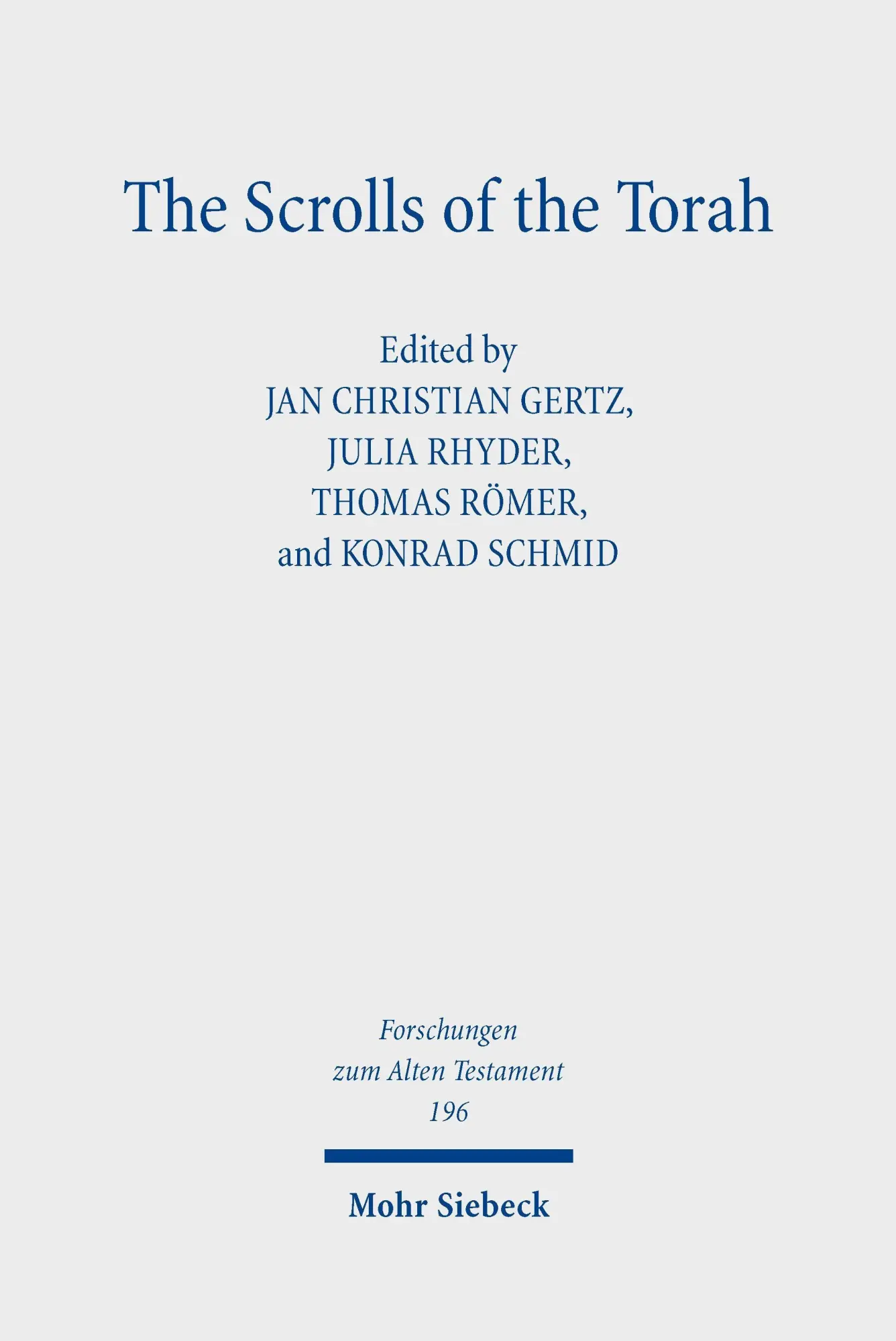 The Scrolls of the Torah