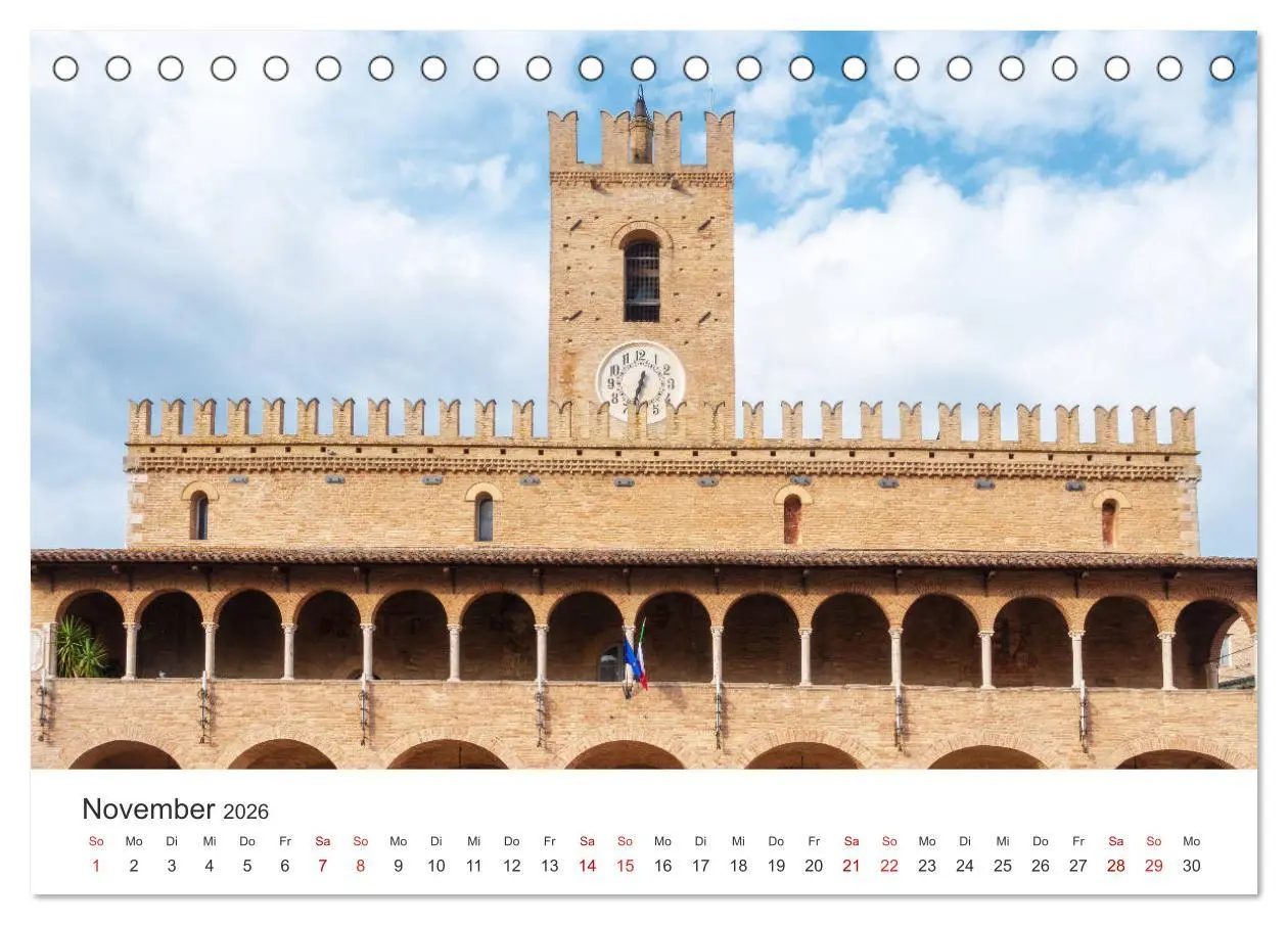 Bild: 9783457676950 | Die Marken - Italien wo es am schönsten ist (Tischkalender 2026 DIN...
