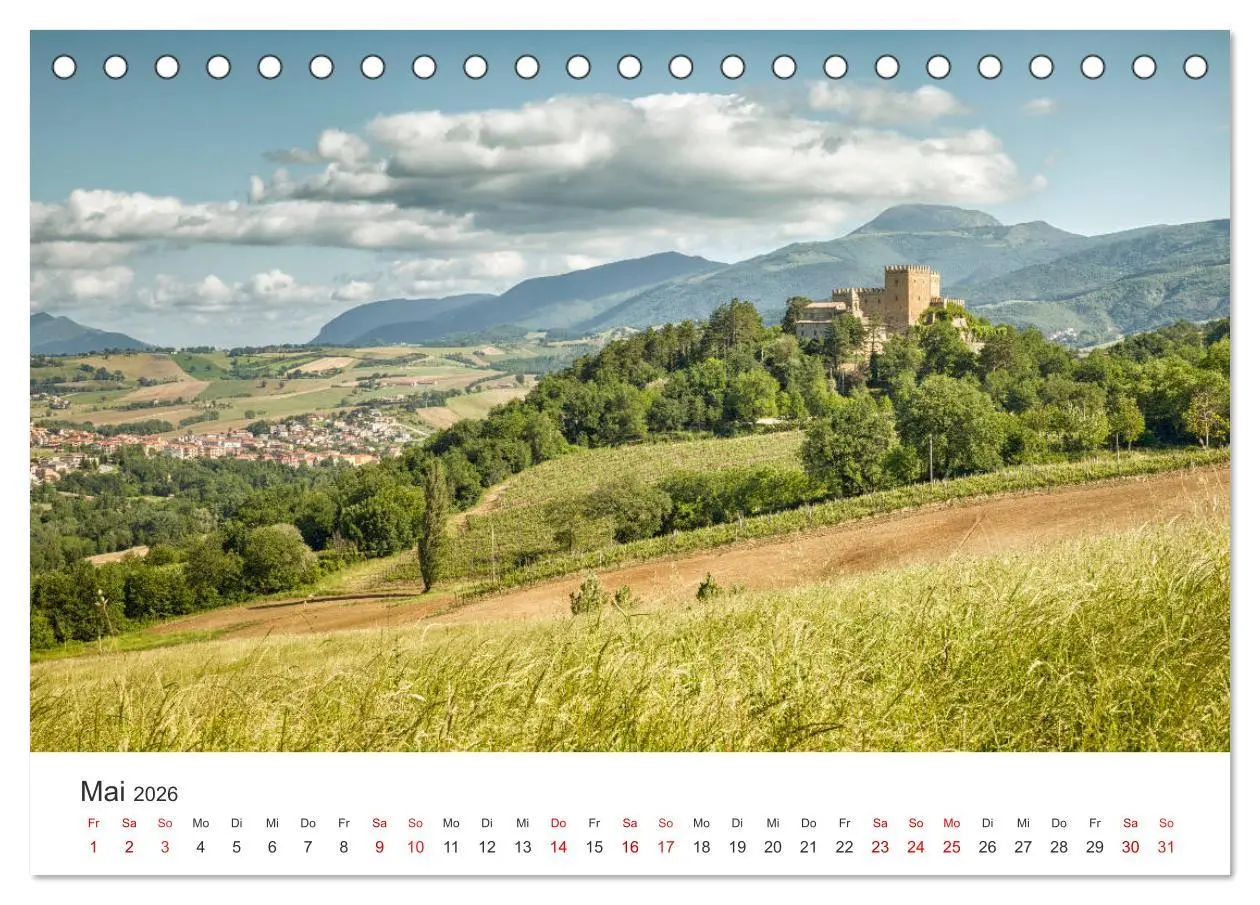 Bild: 9783457676950 | Die Marken - Italien wo es am schönsten ist (Tischkalender 2026 DIN...