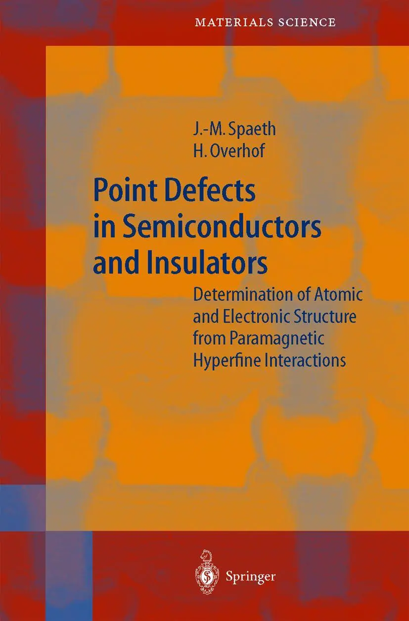 Cover: 9783540426950 | Point Defects in Semiconductors and Insulators | Spaeth (u. a.) | Buch