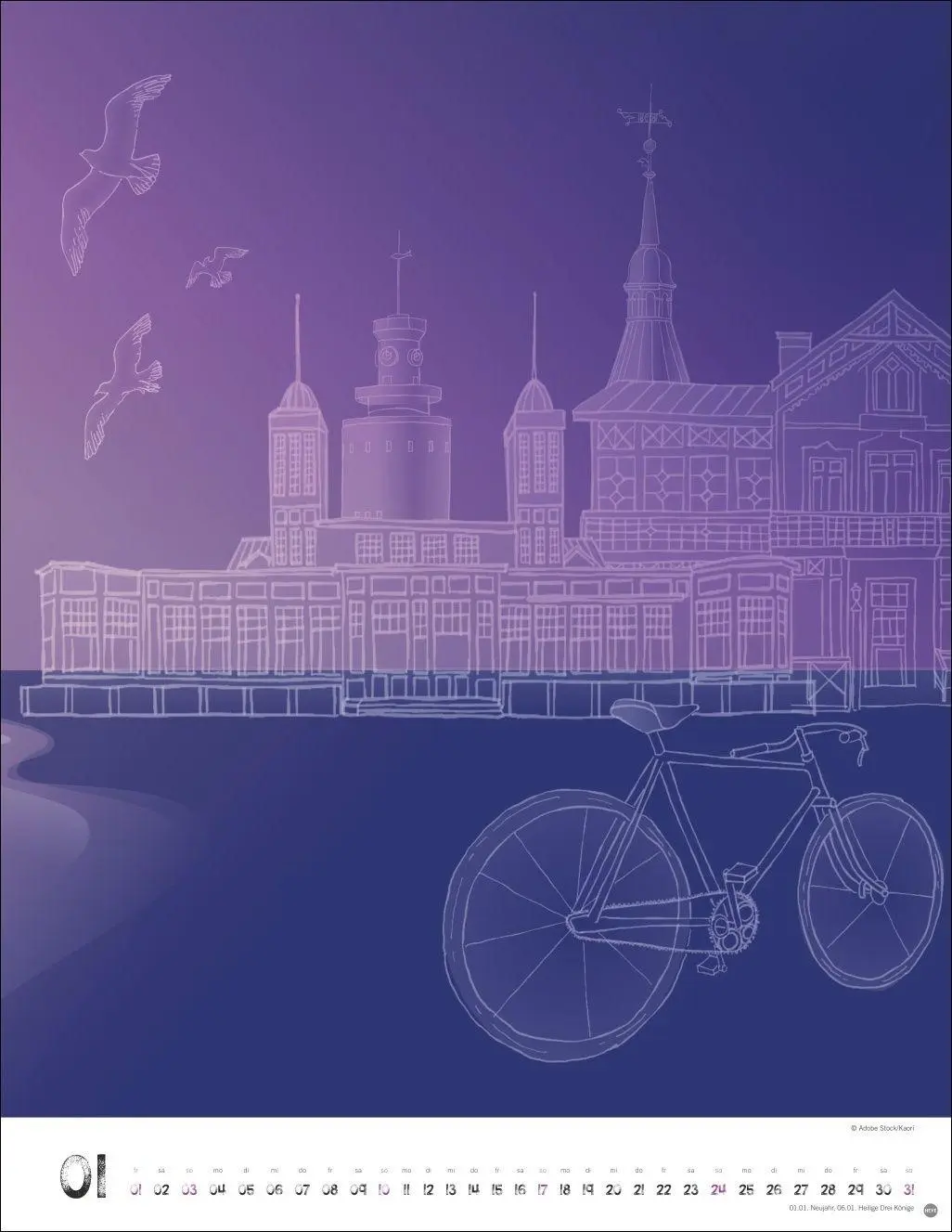 Bild: 9783756416950 | Bike Art Posterkalender 2027 | Kalender | 14 S. | Deutsch | 2027