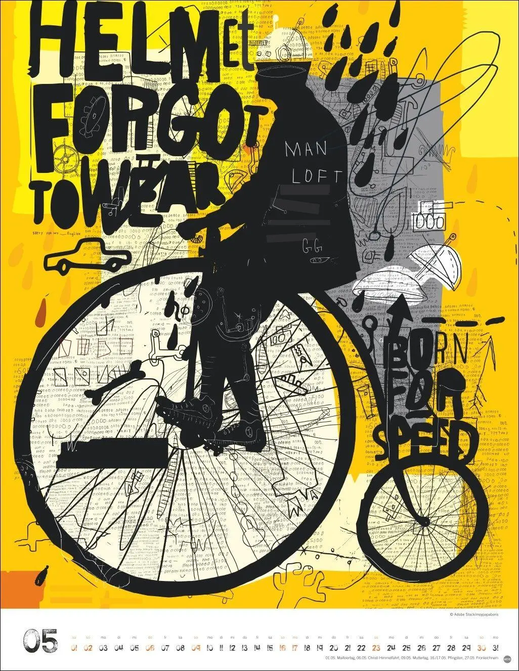 Bild: 9783756416950 | Bike Art Posterkalender 2027 | Kalender | 14 S. | Deutsch | 2027