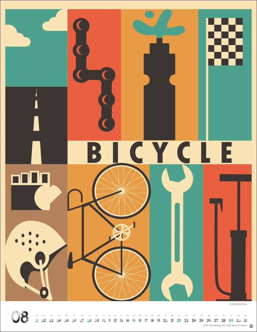 Bild: 9783756416950 | Bike Art Posterkalender 2027 | Kalender | 14 S. | Deutsch | 2027