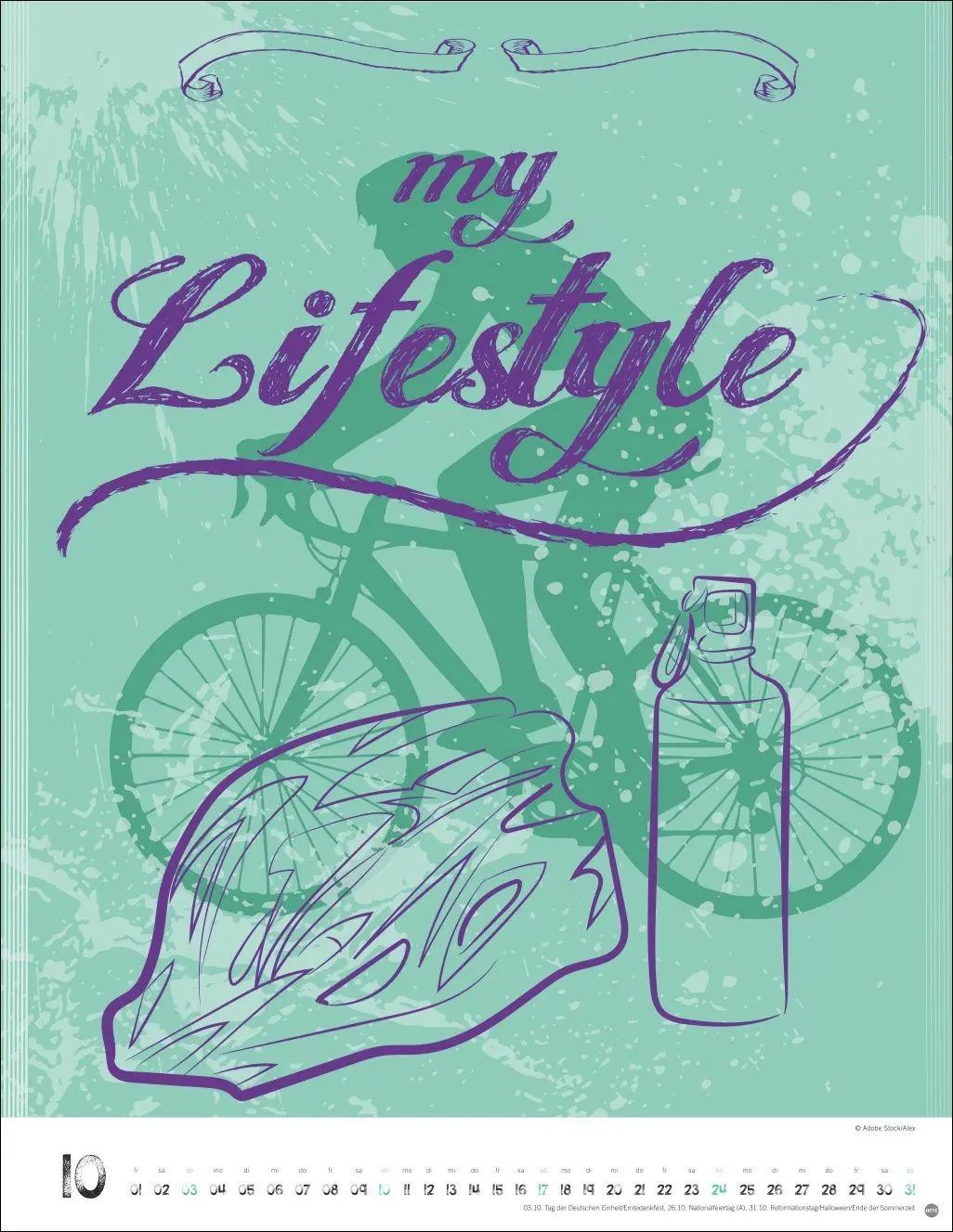 Bild: 9783756416950 | Bike Art Posterkalender 2027 | Kalender | 14 S. | Deutsch | 2027