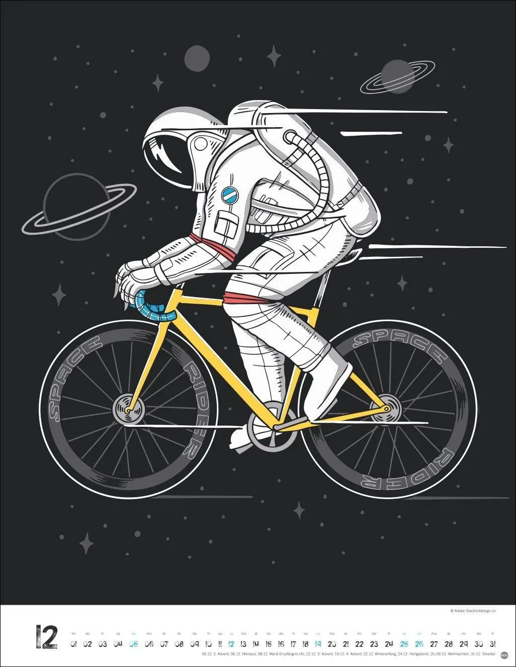Bild: 9783756416950 | Bike Art Posterkalender 2027 | Kalender | 14 S. | Deutsch | 2027