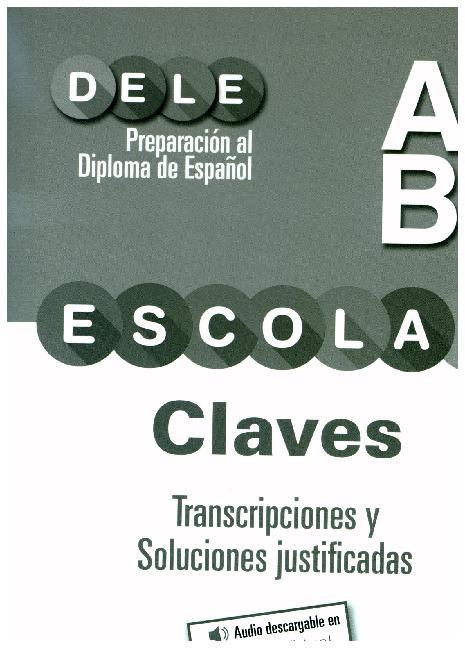 Cover: 9788490816950 | DELE escolar A2-B1. Lösungsschlüssel zum Übungsbuch neu | Sánchez