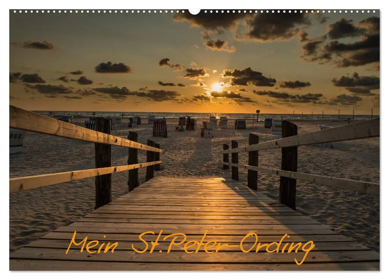 Cover: 9783516107050 | Mein St.Peter-Ording (Wandkalender 2026 DIN A2 quer), CALVENDO...