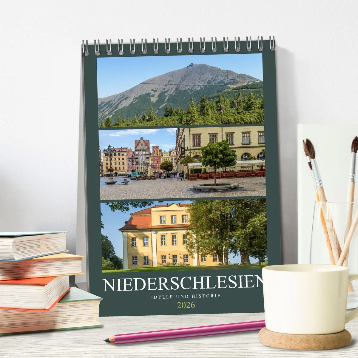 Bild: 9783516417050 | NIEDERSCHLESIEN Idylle und Historie (Tischkalender 2026 DIN A5...