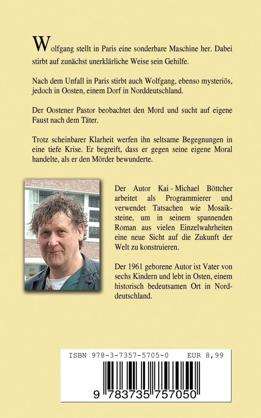 Rückseite: 9783735757050 | Paris - Oosten - 19:00 Uhr | Kai-Michael Böttcher | Taschenbuch | 2021