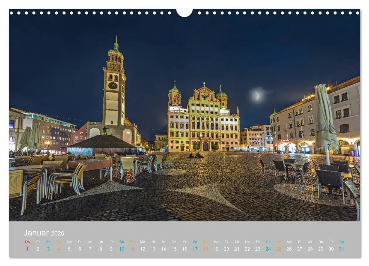 Bild: 9783457797150 | Augsburg - Stadt der Renaissance (Wandkalender 2026 DIN A3 quer),...