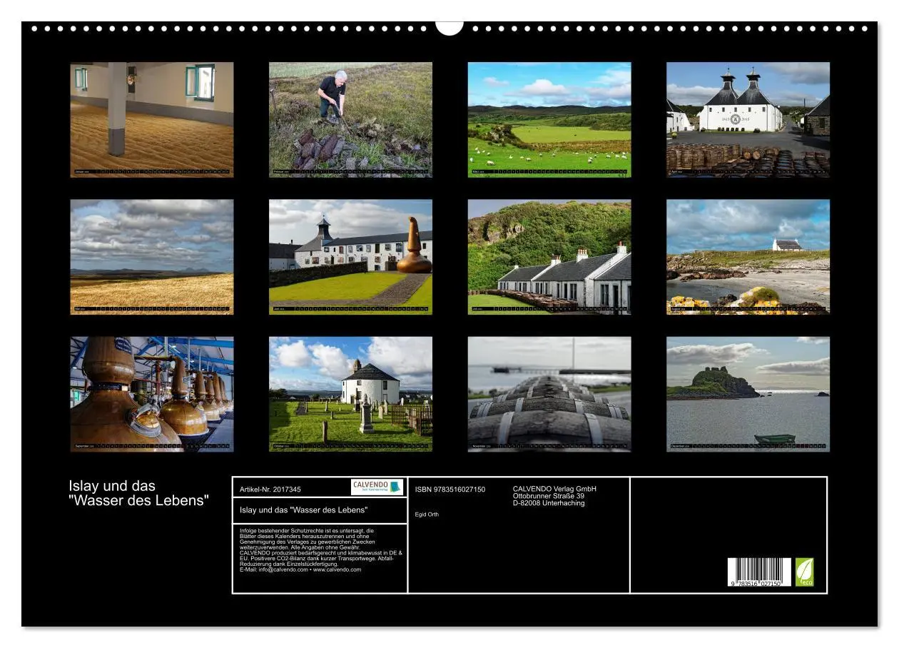 Bild: 9783516027150 | Islay und das "Wasser des Lebens" (Wandkalender 2026 DIN A2 quer),...